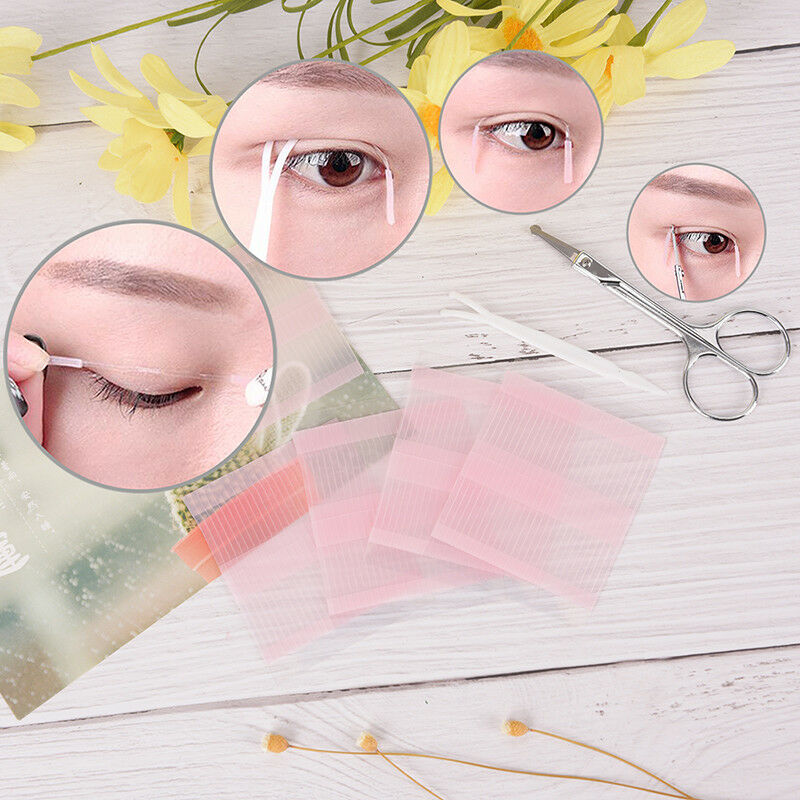 208pc Invisible double eyelid fiber eyes stickers super stretch fold lift tap lj