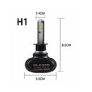 Car LED Headlight Bulb kit H1 6500K IP65 Auto lamp fog LED Bulb fdg VIU