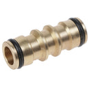 1pcs 5/8 "Connector Garden Irrigation Brass Bidirectional Quick Connect Adapte3C
