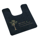 Toilet U-Shaped Floor Mat Non Slip Absorbent Ultra Soft Washable Dark Corful