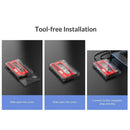 for ORICO 2.5 in External Hard Drive Enclosure USB 3.0 Transparent Case SATA