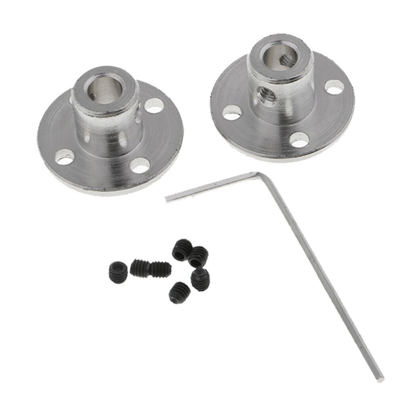 M3 Motor Connector Rigid Flange Coupling Coupler w/ Wrench for RC Boat Truck