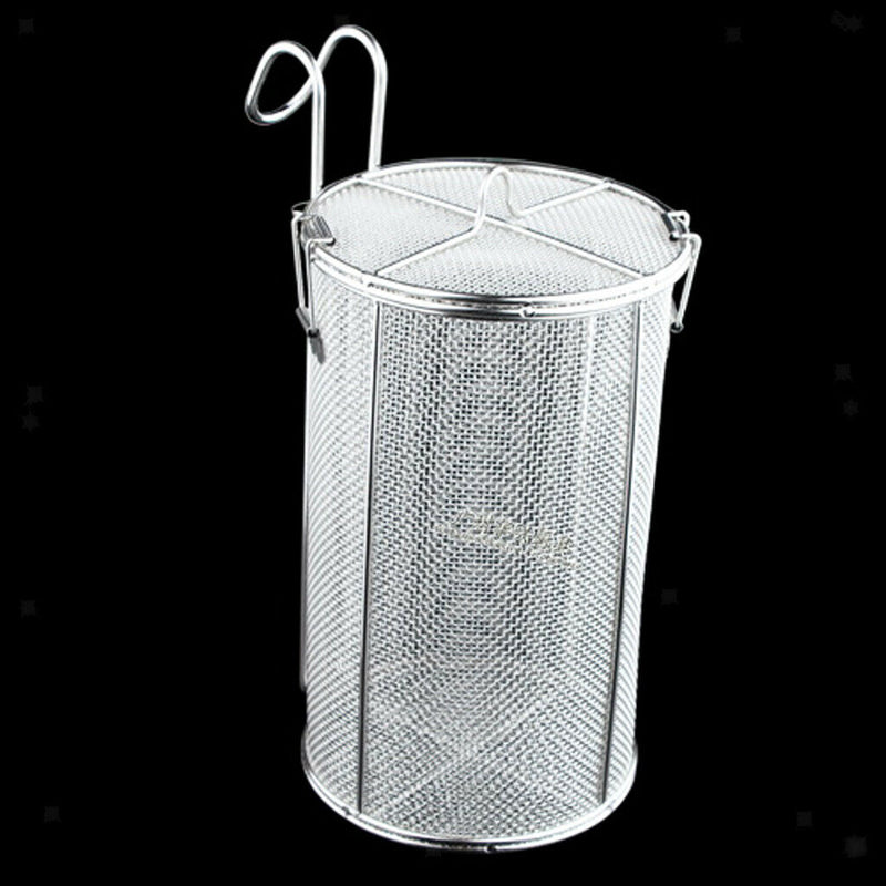 Stainless Steel Small Pasta Boil Baskets, 12.5cm Diameter Pasta Noodle Dumpling