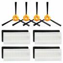 Replacement Filter and Side Brush Accessory Kit for Ecovacs DEEBOT N79 Robo V6O6