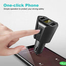 Car Bluetooth FM Transmitter Display Handsfree 2.1A Dual USB Auto Charger