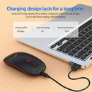Bluetooth 2.4G Rechargeable Dual Mode Wireless Light Optical Mouse (Black)