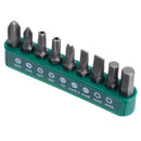1X(11 In1 Ratchet Screwdriver Set Mini Right Angle Offset Hand Ratchet Scre