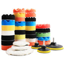 38Pcs Polishing Pad Kit Buffing Pads Car Care Polisher Waxing Polishing Set V7K9