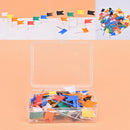 Mixed color flag pin map whiteboard bulletin board office paper stationery OZ