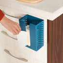 Adhesive Tissue Box Cover Holder,Wall Mounted/Under Cabinet Paper Roll HoldeT7S4