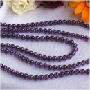Approx.95pcs Natural Amethyst Round tone Loose Beads 4mm for Jewelry Making