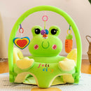 Baby Sofa Support Seat Cover Learning To Sit Plush Chair w/o Filler (Frog) A