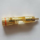 1X(4Pcs Rca Locking Plugs Audio Video Connectors