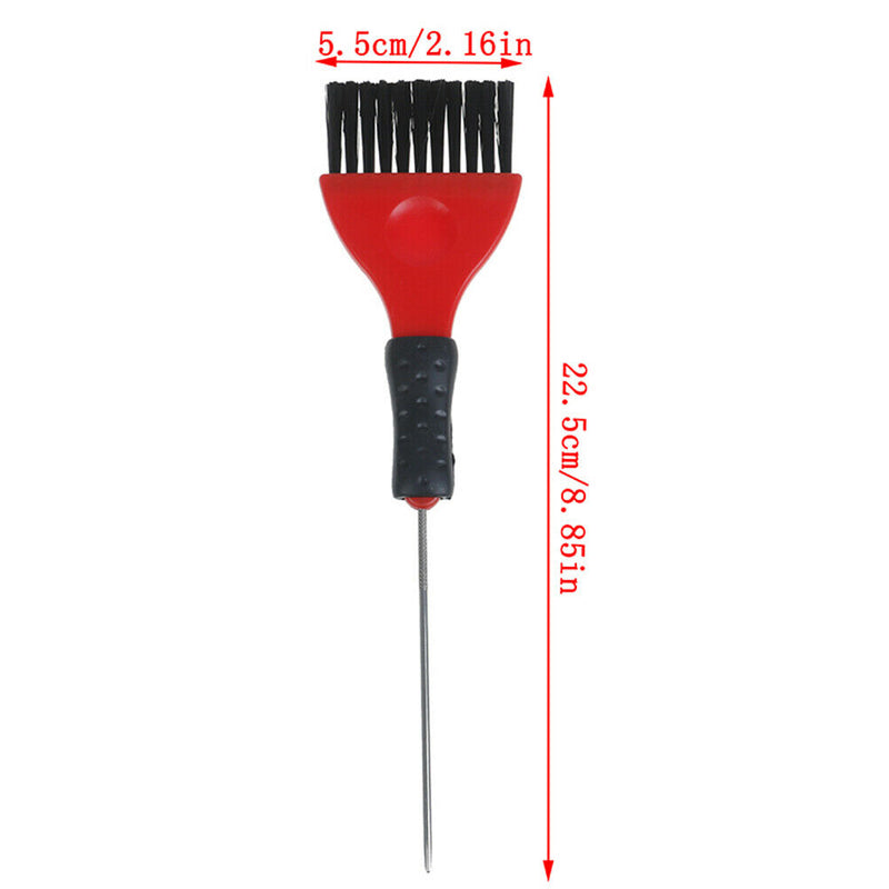 Plastic Hair Dyeing Comb Salon Tinting Brush Barber Coloring Highlighting Br Gw