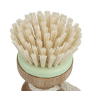 3 Pcs Bamboo Dish Brush Mini for Kitchen Sink Vegetable Cleaning Pans Scrub