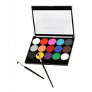 Non-Grease Face Paint Kit for Kids and Adults -15 Colors Face Painting Palette