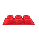6 Holes Concrete Planter Molds Homemade Succulent Plants Pot Silicone M Hn
