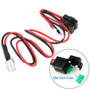 1m 30A 4Pin Short Wave Car Charger Power Cable Cord For ICOM IC7000 IC7600 Radio