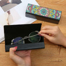 DIY Diamond Painting Leather Sunglasses Box Portable Glasses Storage Case
