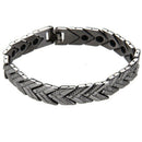 Stainless Steel Bracelets for Women Mens Magnetic Magnet Link Arrow Shape C G4A2