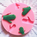 Human Hand Fondant Cake Decorating Silicone Mould Fimo DIY Mold Tools  OHK