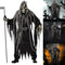 Mens Zombie Ghost Face Halloween Scream Scary Fancy CostumeRobe