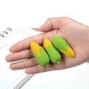 2pcs Erasers Cartoon Corn Shape Eraser Rubber Stationery School Office Supp O5E1