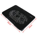 Adjustable Laptop Stand Support 12" to 17" with 2 Fans USB Cooling HeatS Ew