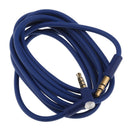 Replacement Audio Cable with Mic for Beats by Dr. Dre Headphone blue