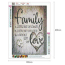 5D DIY Full Drill Diamond Painting Letter Cross Stitch Mosaic Kits (Z1059)