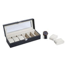 High - end watch case PU watch display box gift box transparent cover watch