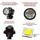 Motorcycle Led Headlights Auxiliary Lamp Motorbike Front Spotlight Motor Dr