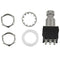 Black 3PDT 9-Pin Guitar Effects Stomp Switch Pedal Box Foot Metal True Bypa