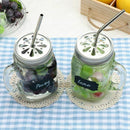 Drinking Straws Reusable Stainless Steel Straws Set of 5, 2pcs 10.5 inch Be U6W3