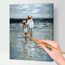 See to Sea Paint by Numbers Kit DIY Large Canvas Oil Painting Unframed Home Art