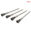 4Pcs 50mm Steel Wire Brushes Polishing Wheel Mini Brushed Brush for ToolsME