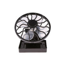Sun Power Fan Solar Cell Fan Clip-on Hat
