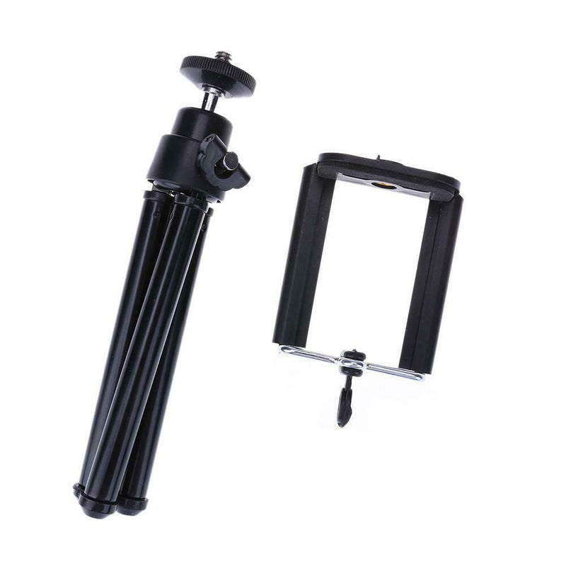 Mini Mobile Phone Stand Flexible Tripod for Smartphone Camera Video Black