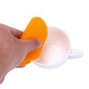 Silicone Dish Washing Brush Kitchen Pot Pan Bowl Cleaning Tools (Orange) A