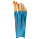 10Pcs Acrylic Watercolor artists paint brush nylon multifunction hook line penOZ