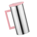 Stainless Steel Pitcher Water Jug for Cold Water, Ice Tea, Juice, Pink 1.8L