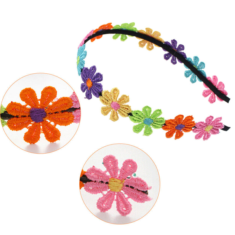Flowers Hairbands Garland Flower Hairband For Girls Flower Crown Hair Band  Z