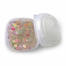 5X(New creative clear crystal fruit mud Non-stick jelly mud DIY box decomp Q8Q6)