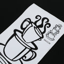 Removable DIY Kitchen Decor Coffee House Cup Decals Vinyl Metal Mug Wall St