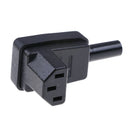 IEC-C13 down angle socket receptacle rewirable female connector plug OZ