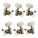 12 Pieces Open Gear Guitar Tuners For Acoustic Classical Guitar Musical Part