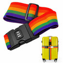 2M Travel Luggage Suitcase Strap Rainbow Baggage Backpack Belt Password Lock  FT