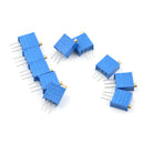 10pcs Blue 103 10K ohm 3296W Trim Pot Trimmer Potentiometer BX