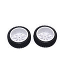 2x 1/16 Rally Tire  Car Tires Buggy Tyre Pull Rally Wheel For Car