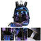 2pcs/Set Women Gorgeous Sequin Backpack Party Shoulder Pencil Handbag/Blue